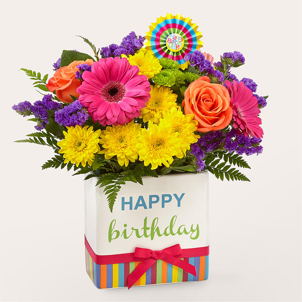 Birthday Brights Bouquet – Jose Arrangements, Los Angeles CA
