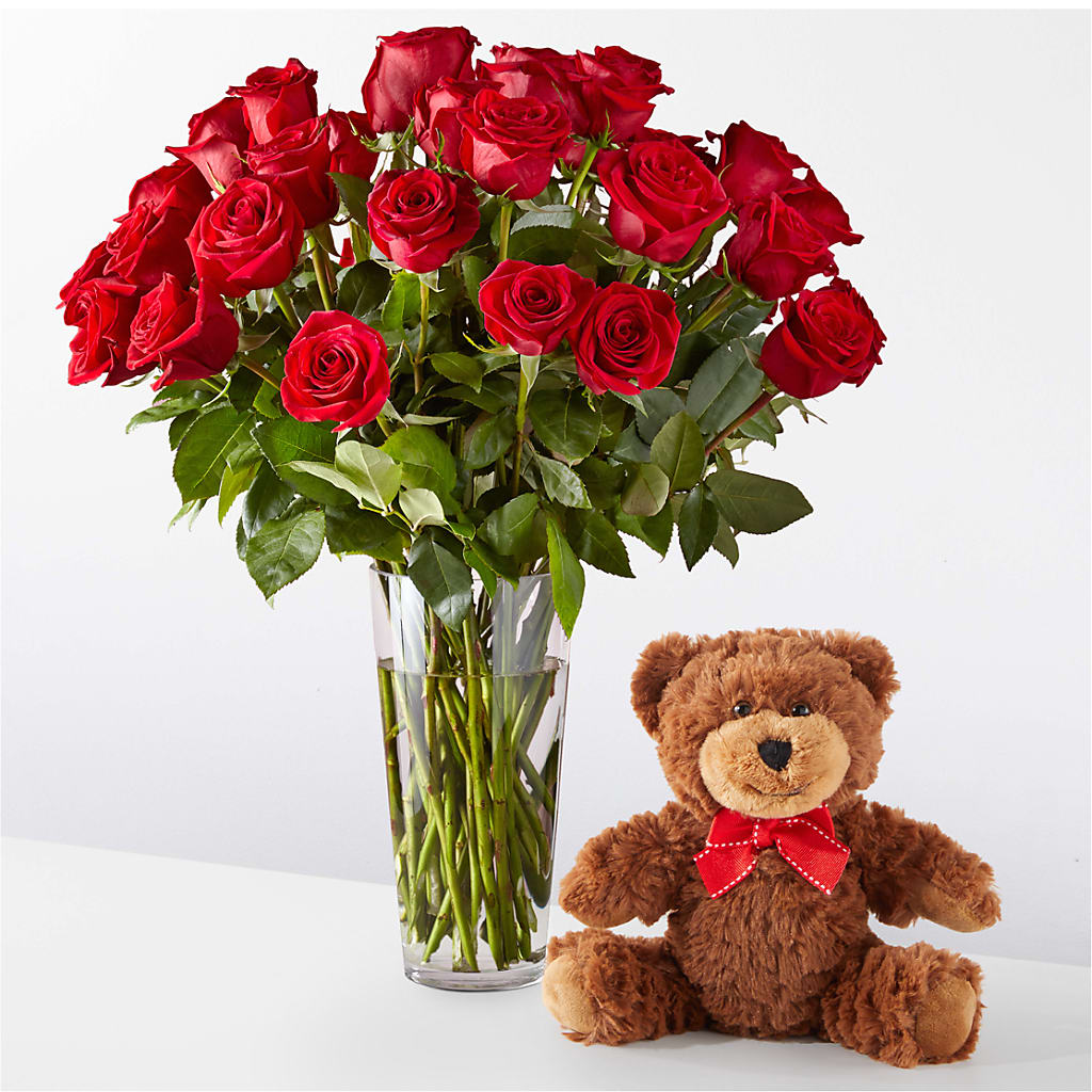 Romantic Long Stem Red Rose Bouquet Bundles – Jose Arrangements, Los Angeles CA