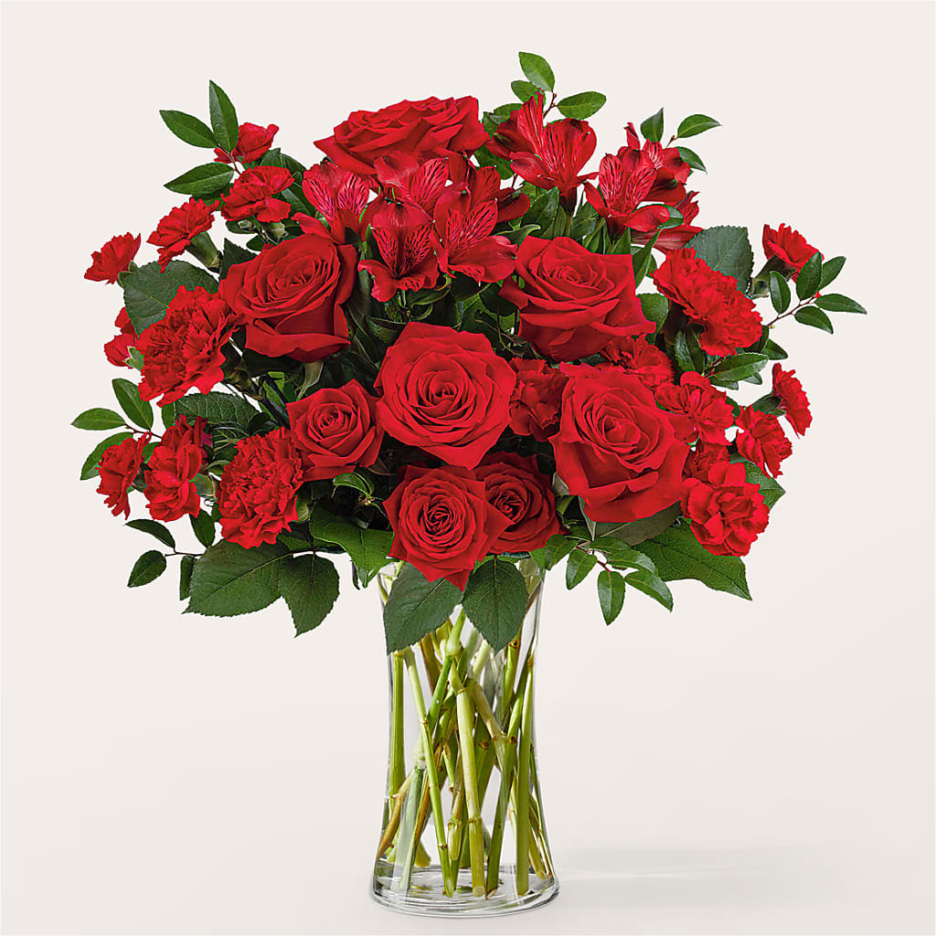 Brilliant Ruby Bouquet – Jose Arrangements, Los Angeles CA