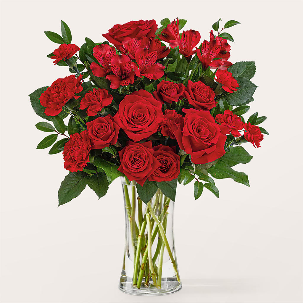 Brilliant Ruby Bouquet – Jose Arrangements, Los Angeles CA