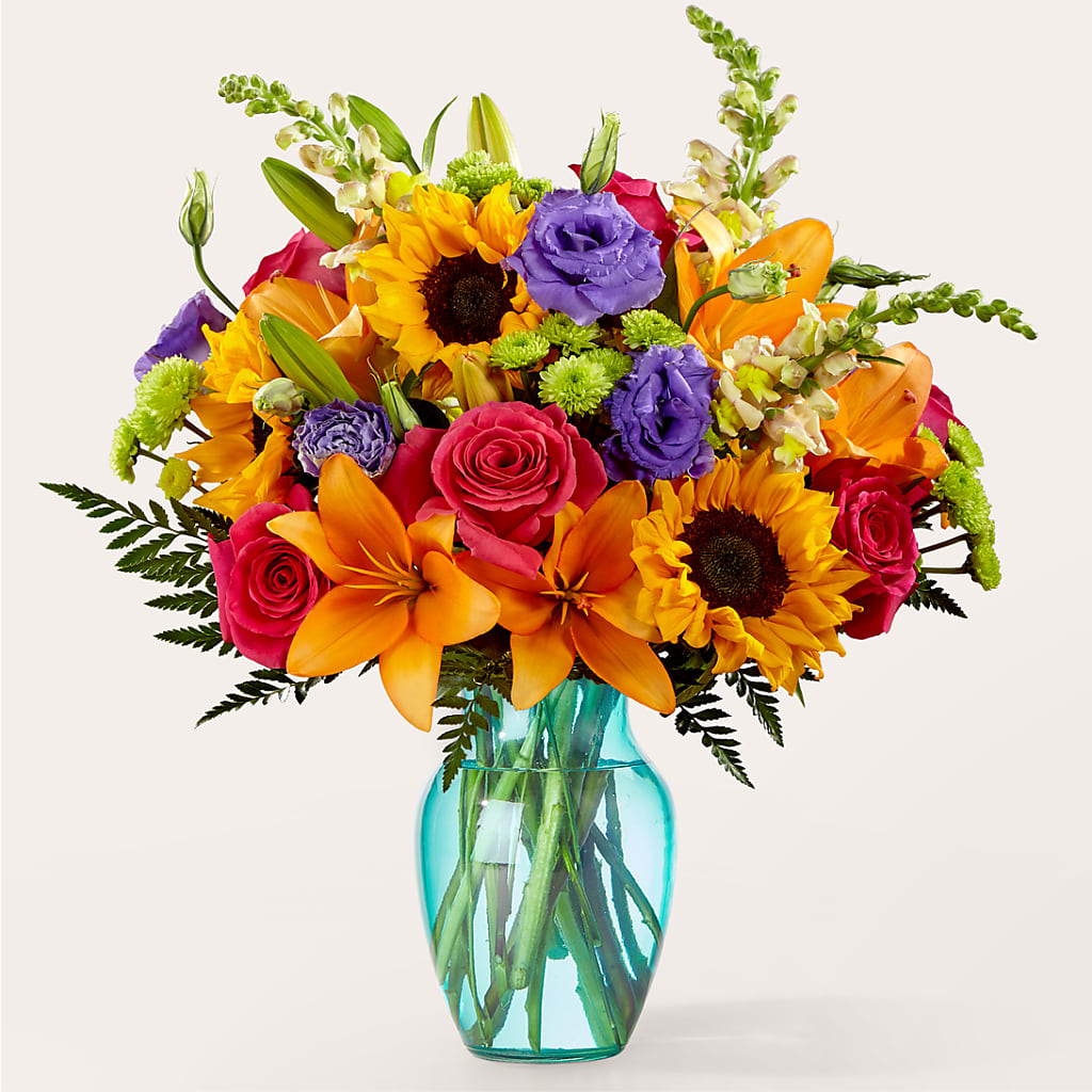 Double Rainbow Bouquet – Jose Arrangements, Los Angeles CA