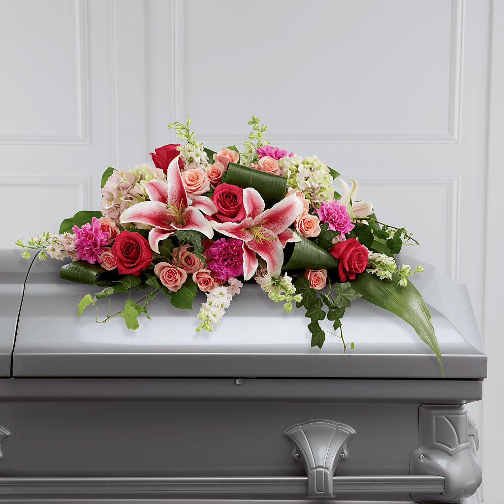 Splendid Grace Casket Spray – Jose Arrangements, Los Angeles CA