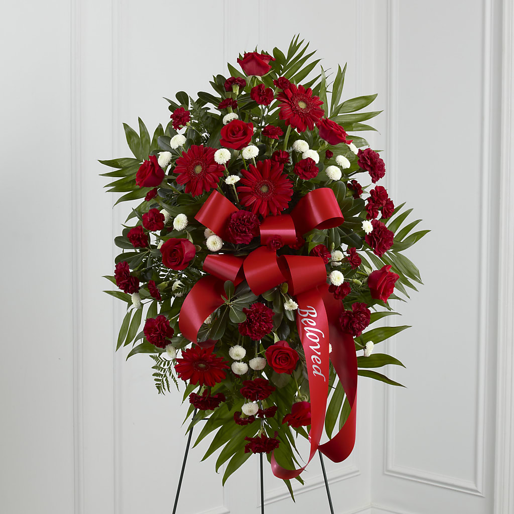 Treasured Memories Standing Spray – Jose Arrangements, Los Angeles CA