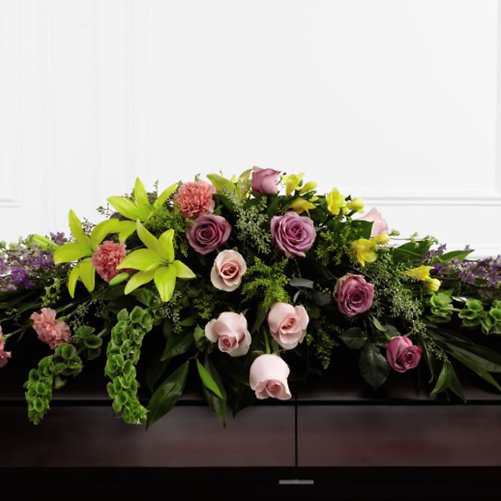 Forever Beloved Casket Spray – Jose Arrangements, Los Angeles CA
