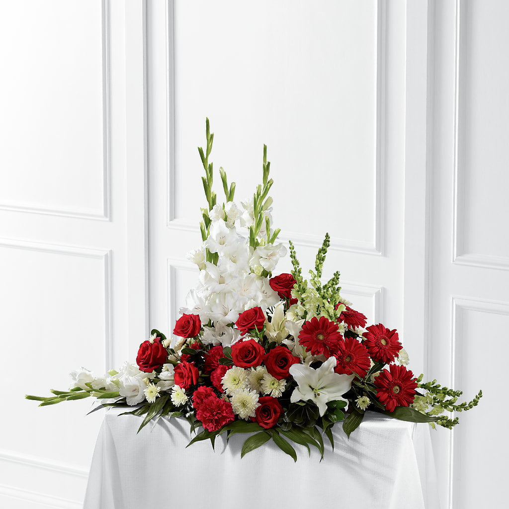 Crimson & White Arrangement – Jose Arrangements, Los Angeles CA