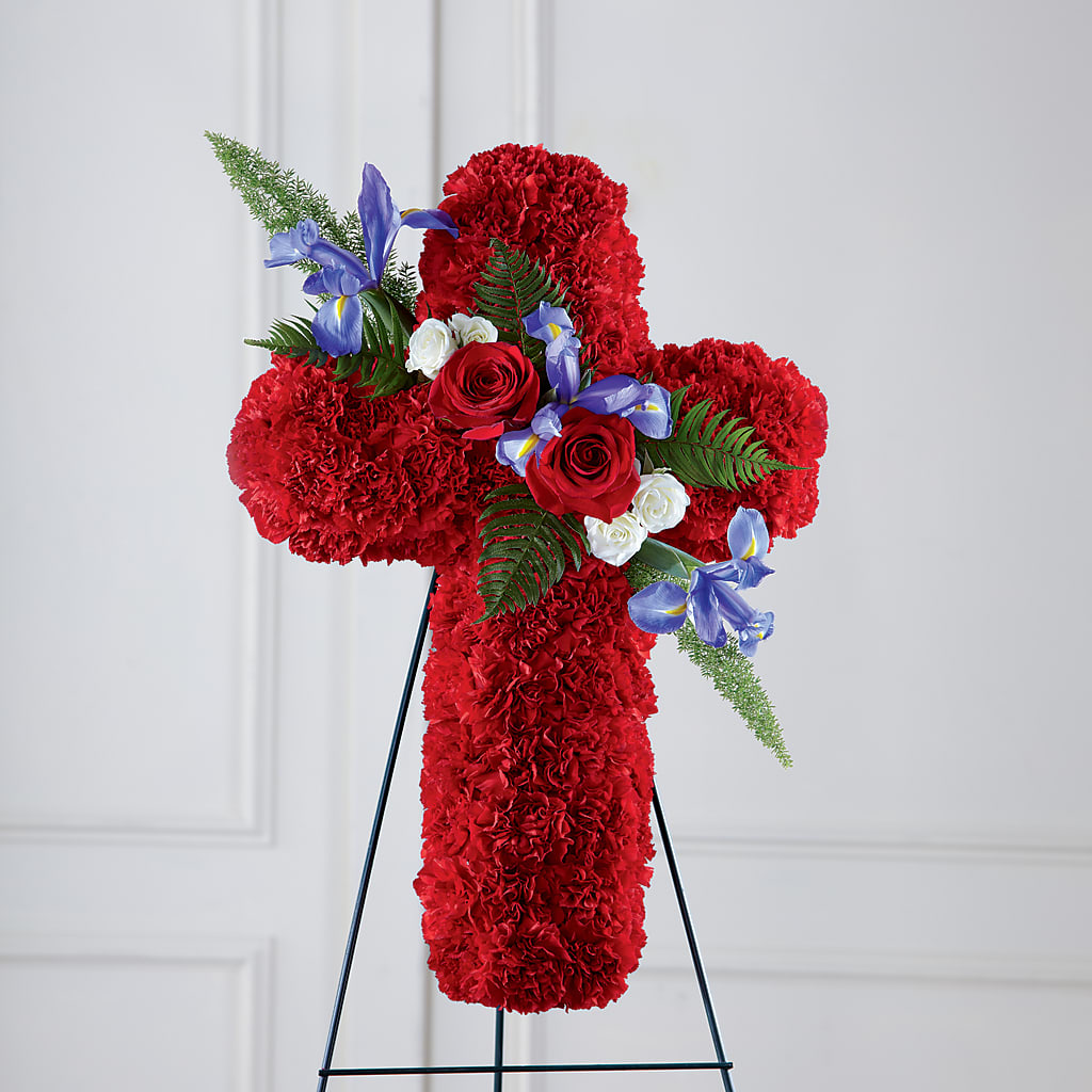 Faithful Hero Floral Cross – Jose Arrangements, Los Angeles CA
