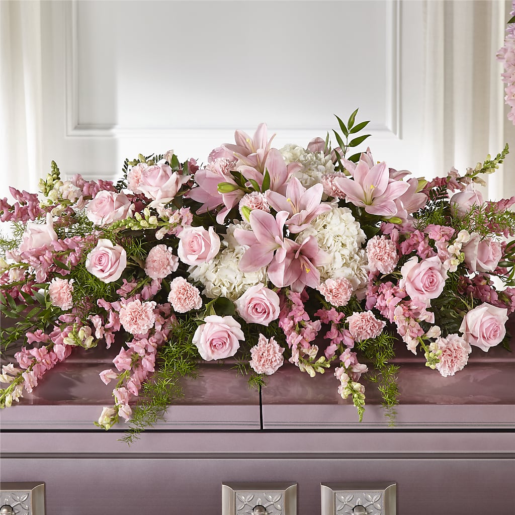 Life & Remembrance Casket Spray – Jose Arrangements, Los Angeles CA
