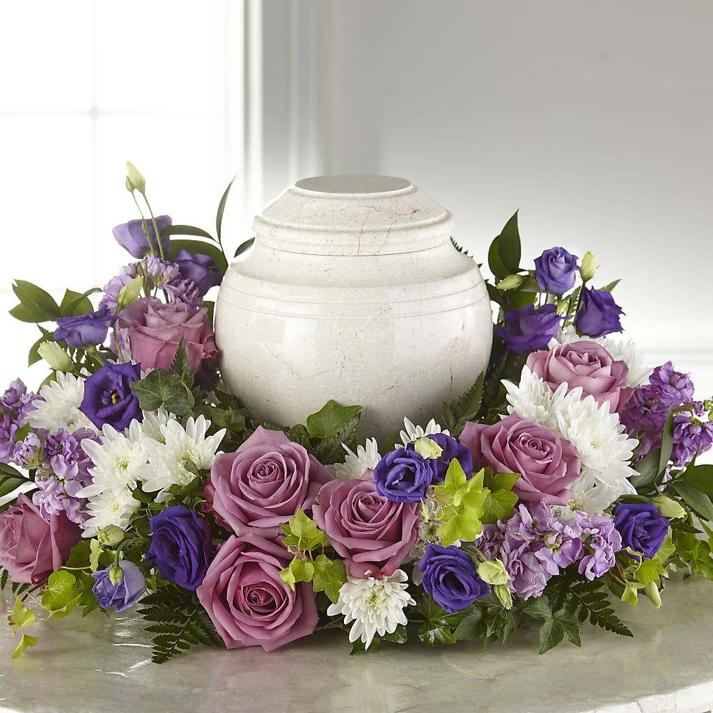 Blooming Sympathy Cremation Adornment – Jose Arrangements, Los Angeles CA