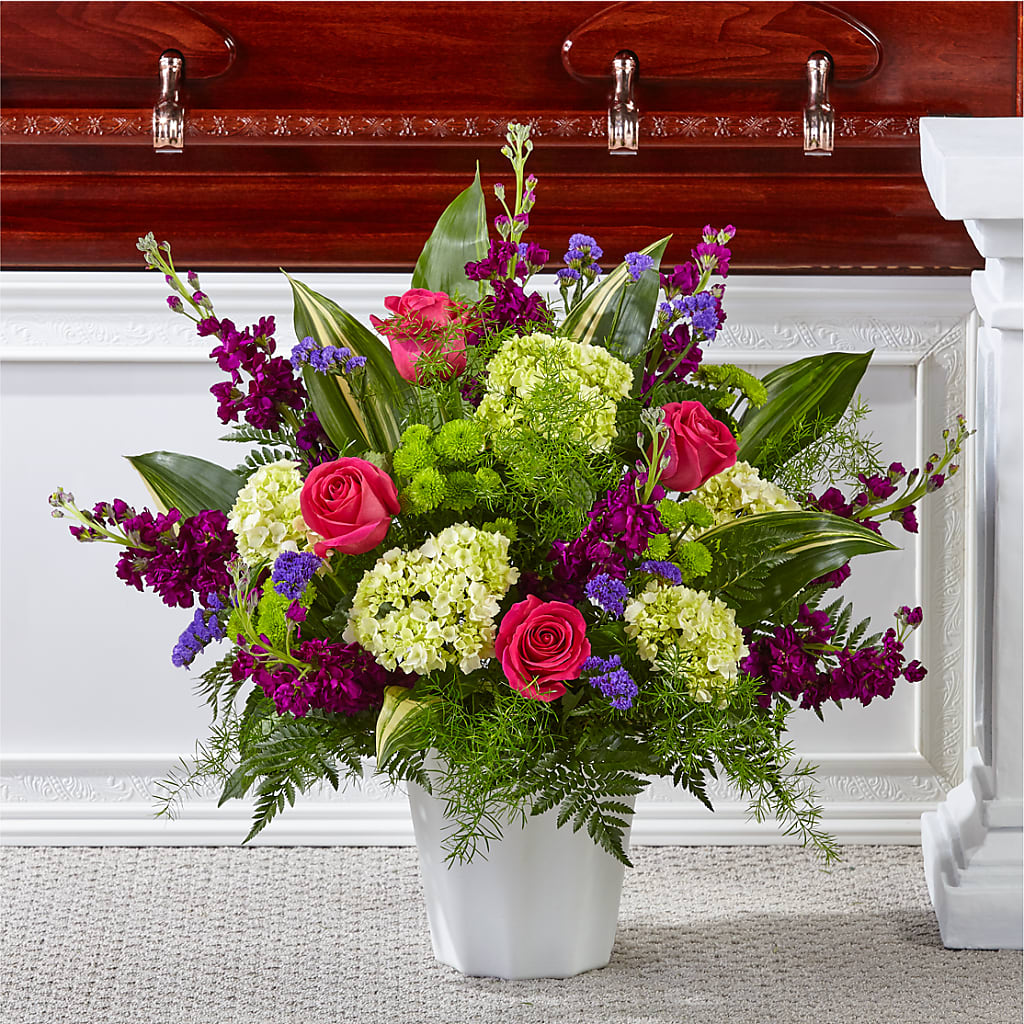 Beautiful Horizons Floor Basket – Jose Arrangements, Los Angeles CA