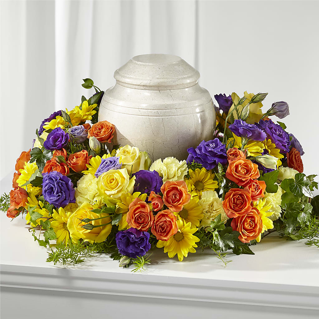 Blossoms of Remembrance Cremation Adornment – Jose Arrangements, Los Angeles CA