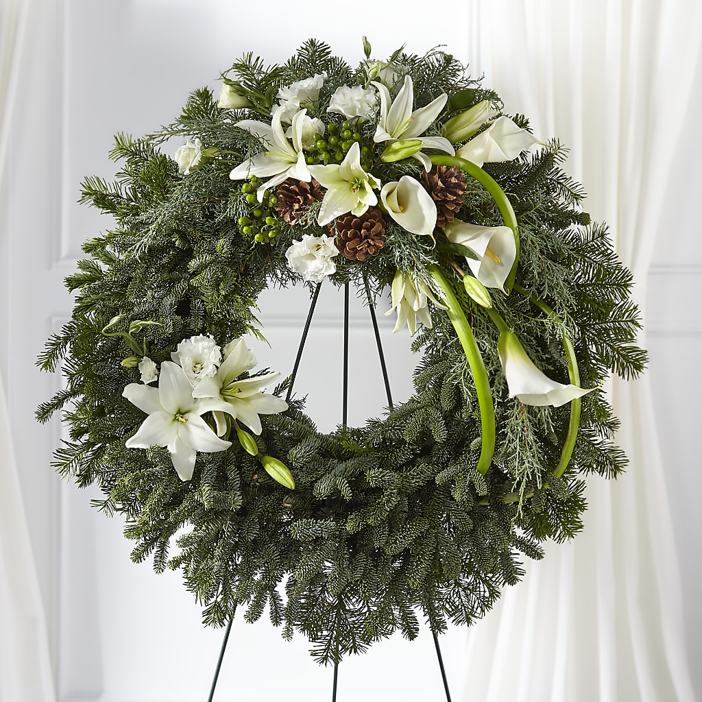 Greens of Hope Wreath – Jose Arrangements, Los Angeles CA