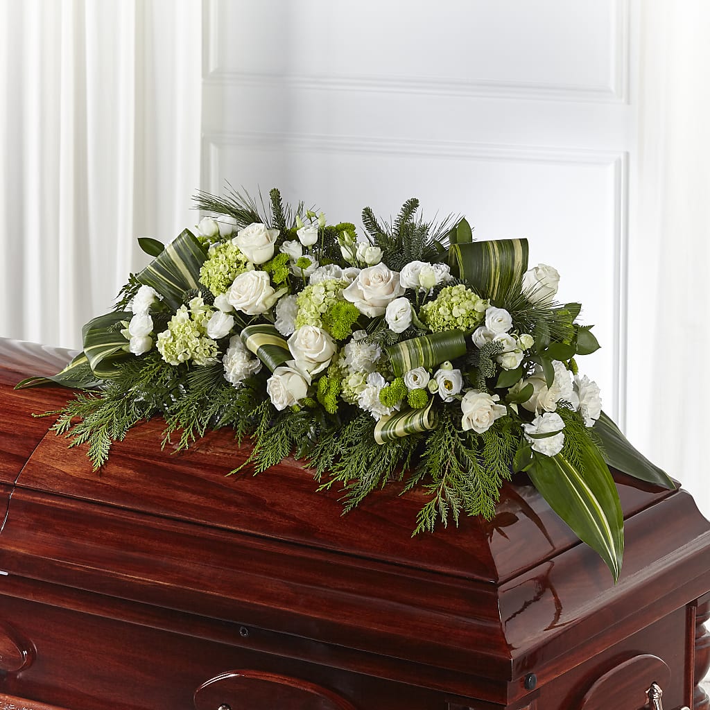 Hopeful Gesture Casket Spray – Jose Arrangements, Los Angeles CA