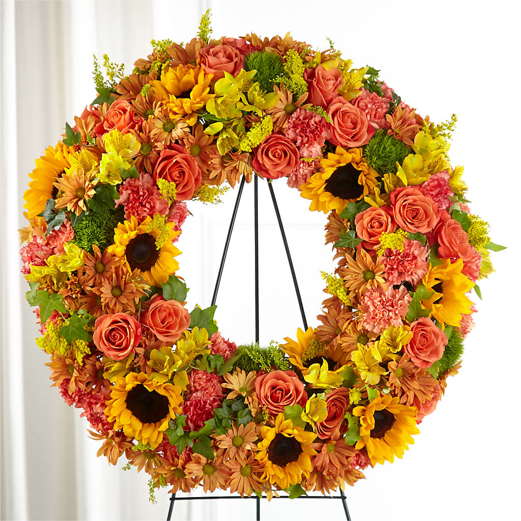 Autumnal Memories Wreath (Standard) – Jose Arrangements, Los Angeles CA