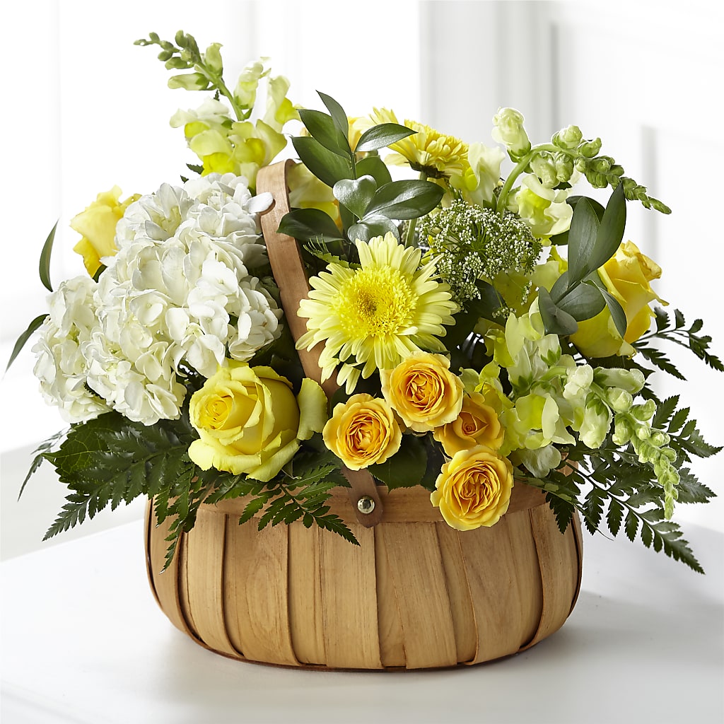 Rustic Remembrance Basket – Jose Arrangements, Los Angeles CA