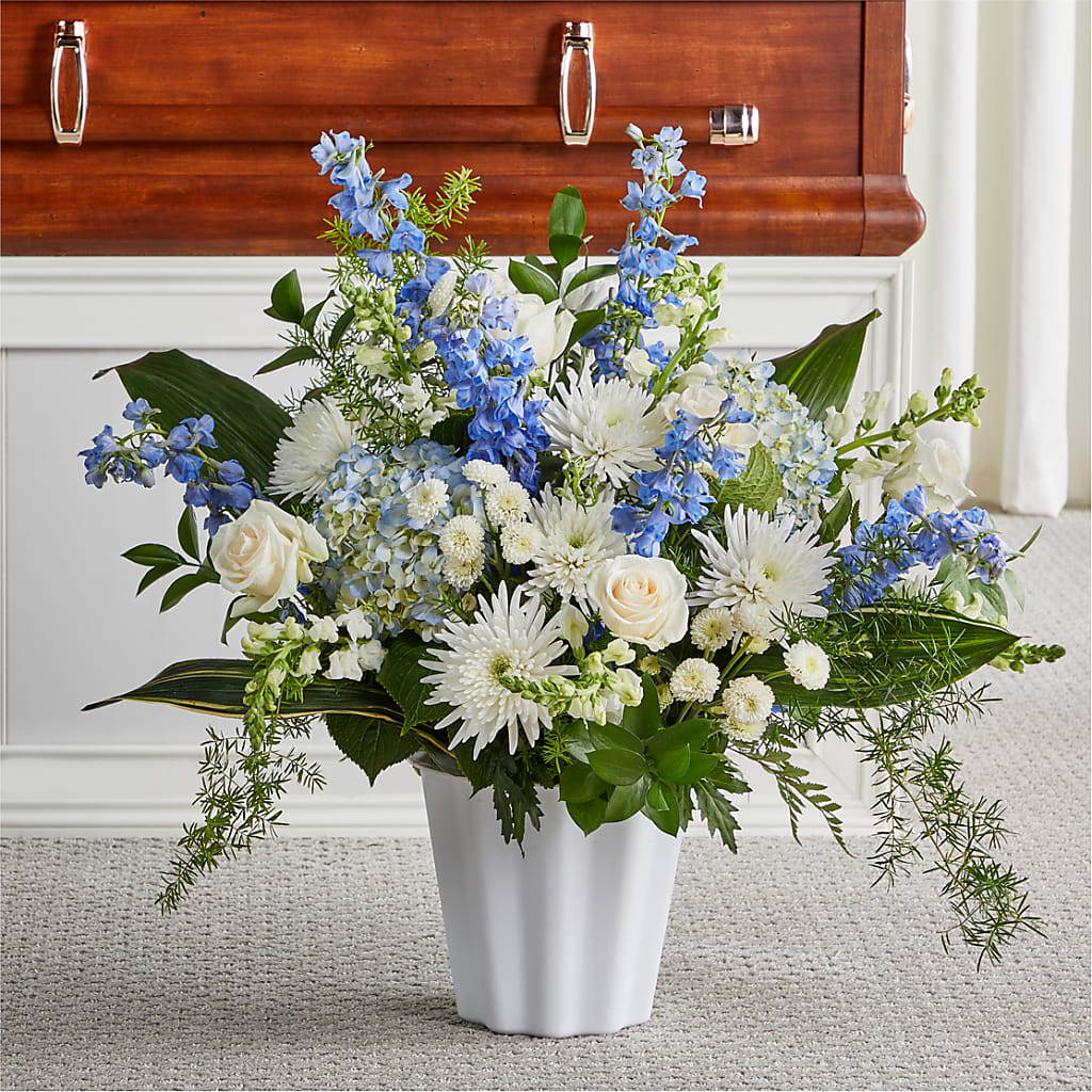 Everlasting Memories Floor Basket – Jose Arrangements, Los Angeles CA