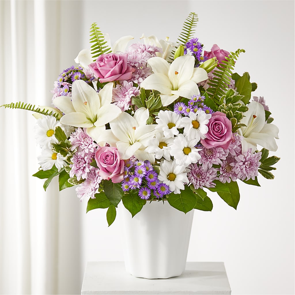 Warmest Thoughts Tabletop Basket – Jose Arrangements, Los Angeles CA