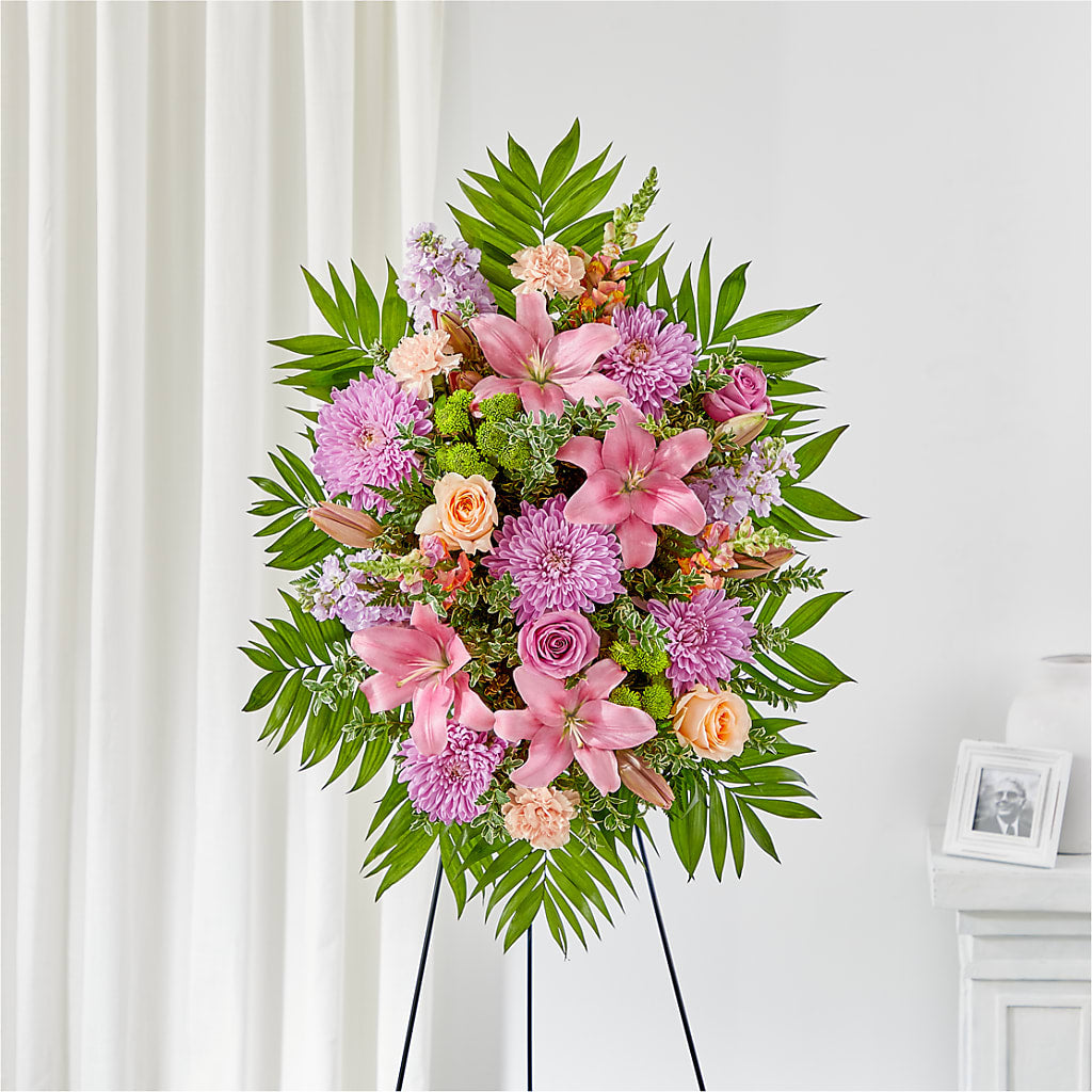 Love & Light Standing Spray – Jose Arrangements, Los Angeles CA