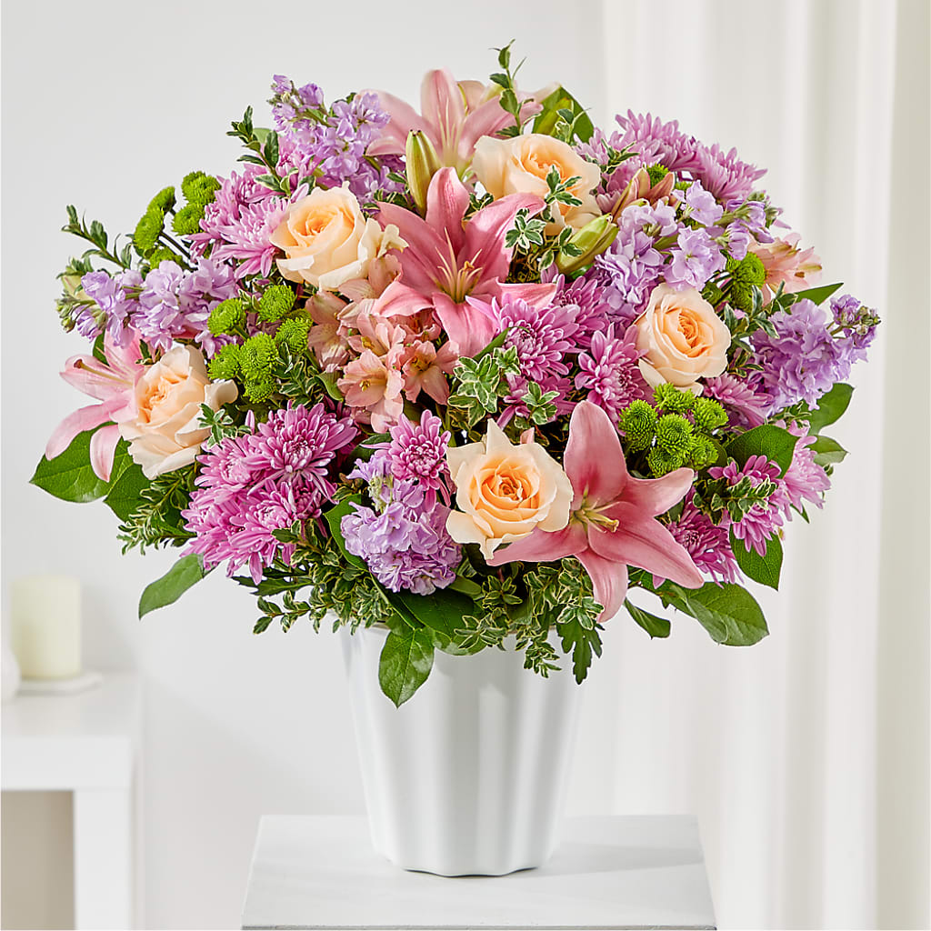 Supportive Embrace Tabletop Basket – Jose Arrangements, Los Angeles CA