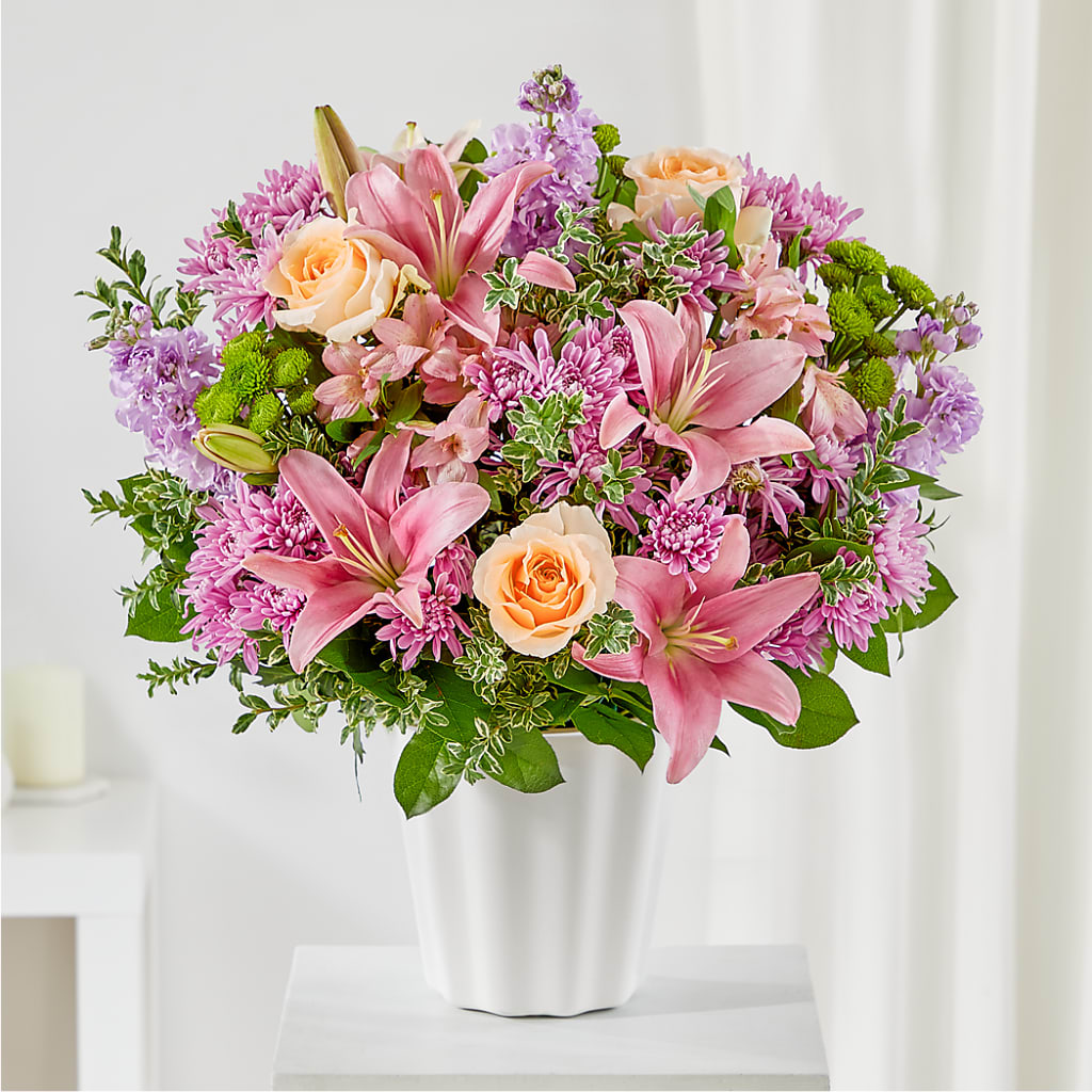 Supportive Embrace Tabletop Basket – Jose Arrangements, Los Angeles CA