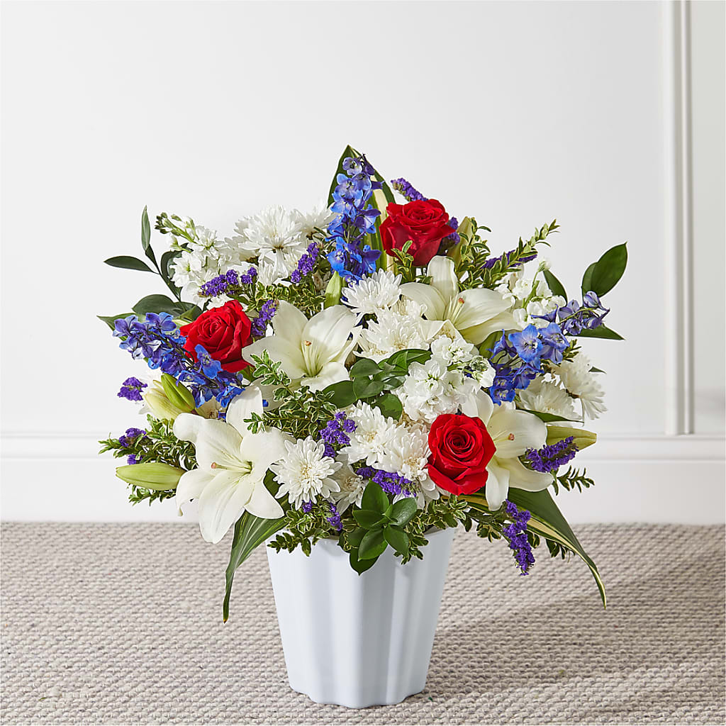 Consoled Floor Basket – Jose Arrangements, Los Angeles CA