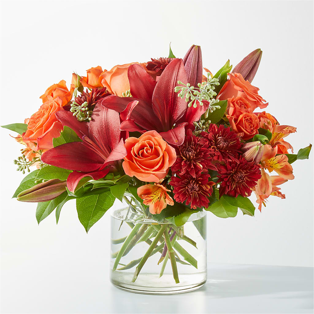 Crimson Leaves Bouquet – Jose Arrangements, Los Angeles CA