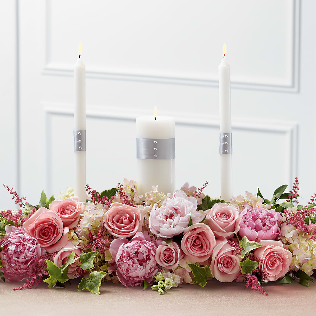 Worldwide Romance Unity Candle Arrangement – Jose Arrangements, Los Angeles CA