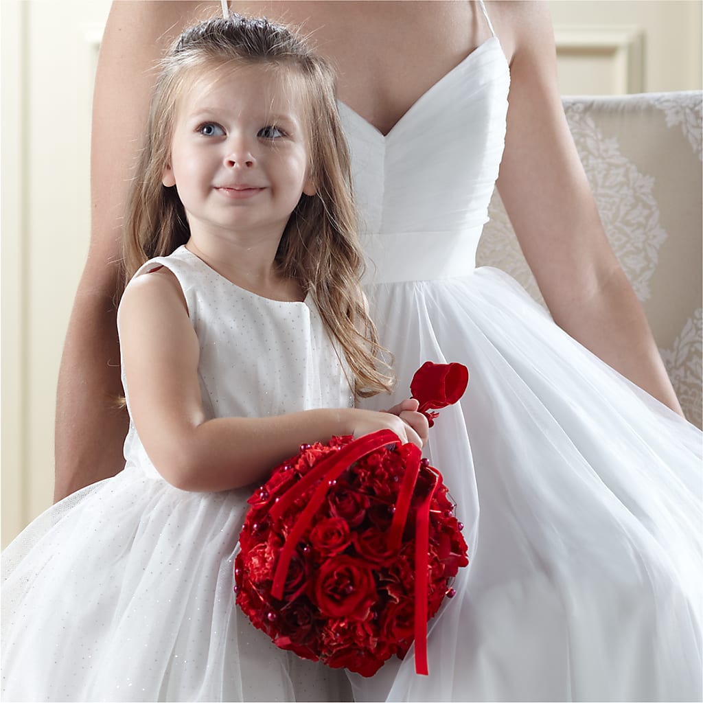 Pure at Heart Flower Girl Arrangement – Jose Arrangements, Los Angeles CA