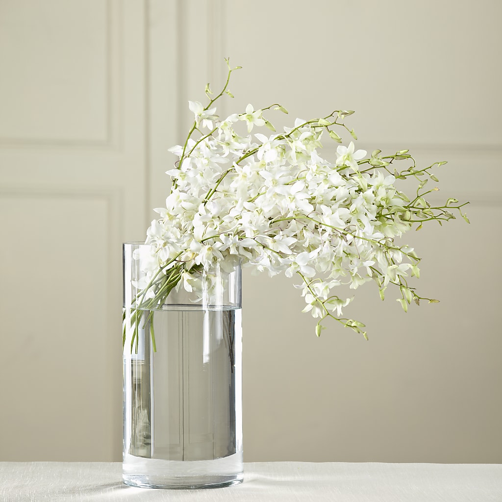 White Dendrobium Bouquet – Jose Arrangements, Los Angeles CA