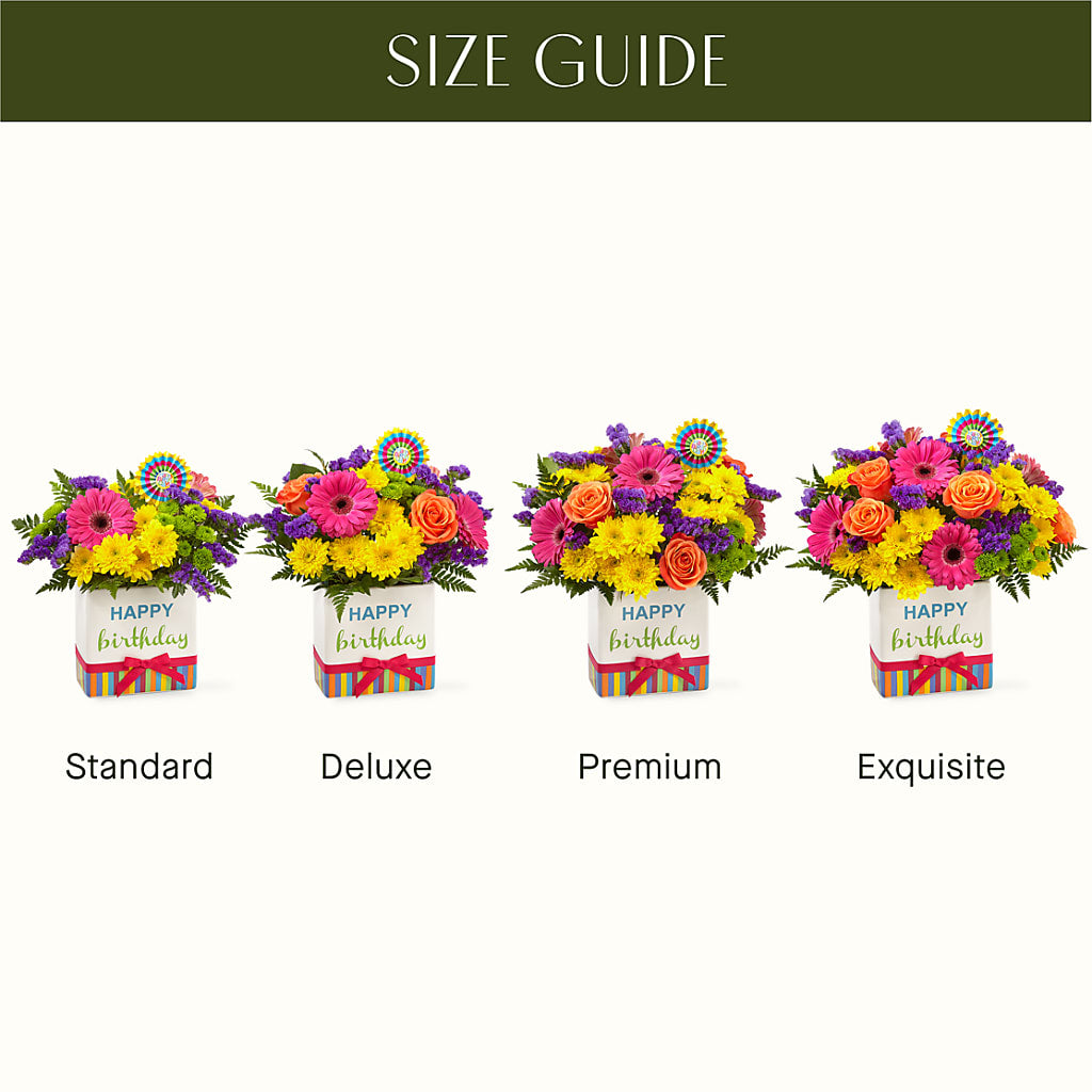 Birthday Brights Bouquet –  Jose Arrangements, Los Angeles CA