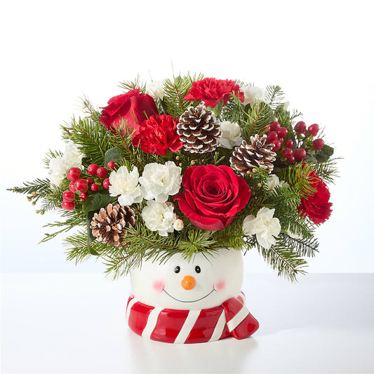 Jolly Snowman Bouquet –  Jose Arrangements, Los Angeles CA