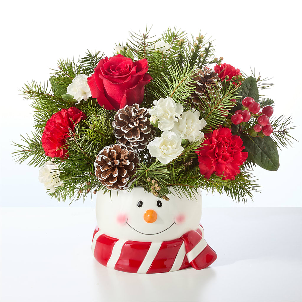 Jolly Snowman Bouquet –  Jose Arrangements, Los Angeles CA