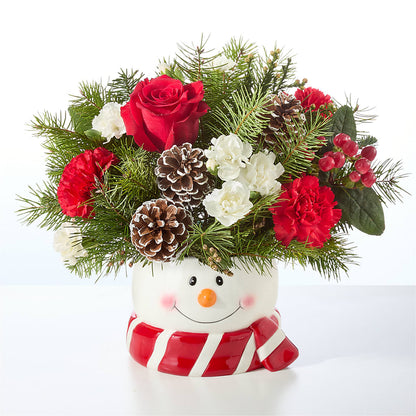 Jolly Snowman Bouquet –  Jose Arrangements, Los Angeles CA