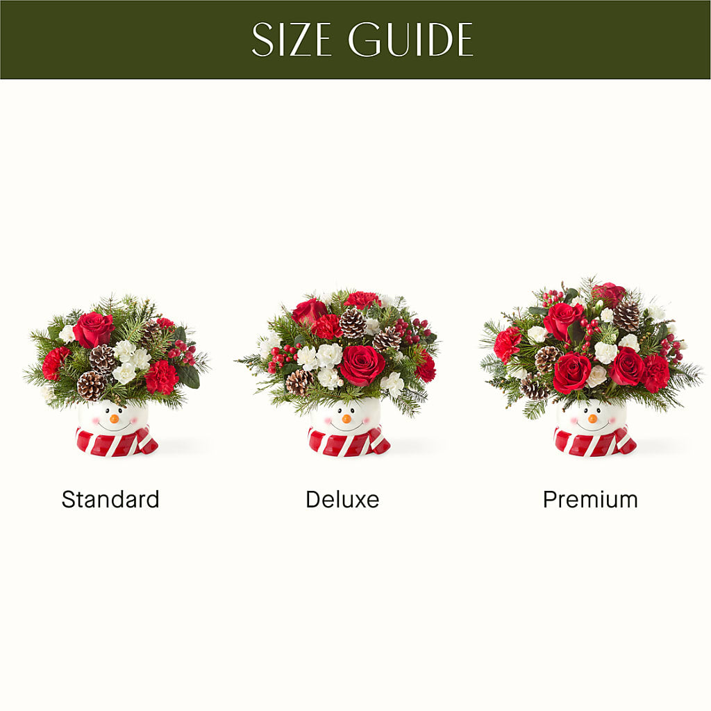 Jolly Snowman Bouquet –  Jose Arrangements, Los Angeles CA