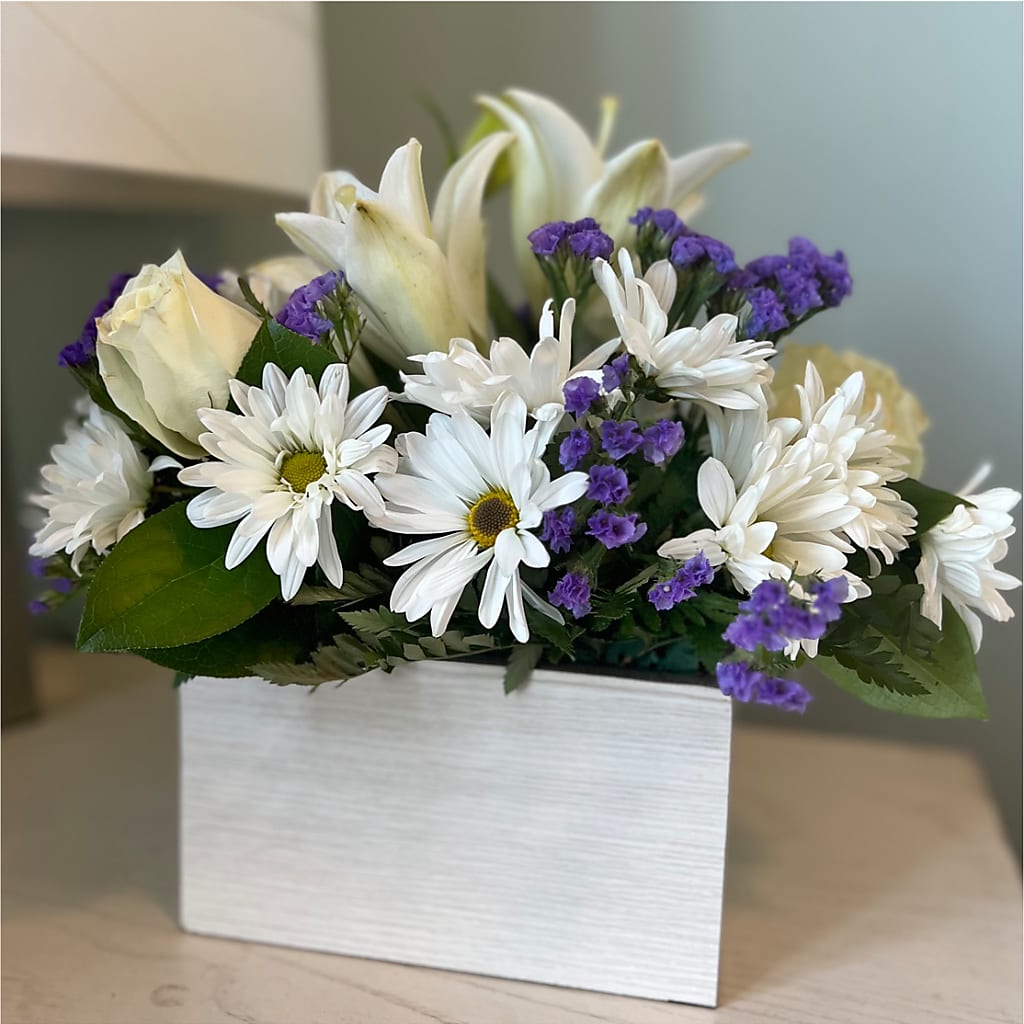 Beyond Blue Box Bouquet –  Jose Arrangements, Los Angeles CA
