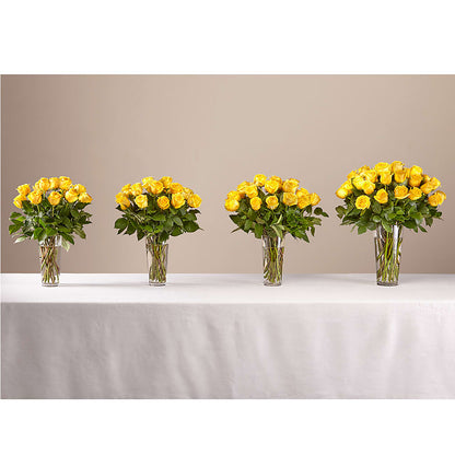 Long Stem Yellow Rose Bouquet –  Jose Arrangements, Los Angeles CA