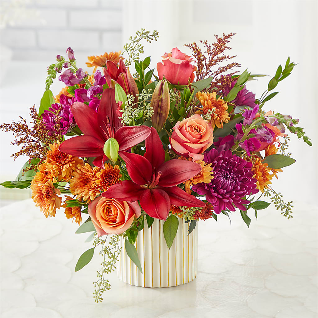 Burgundy Landscape Bouquet –  Jose Arrangements, Los Angeles CA