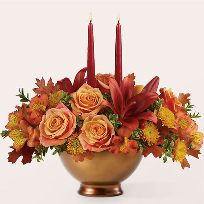 Harvest Table Centerpiece –  Jose Arrangements, Los Angeles CA