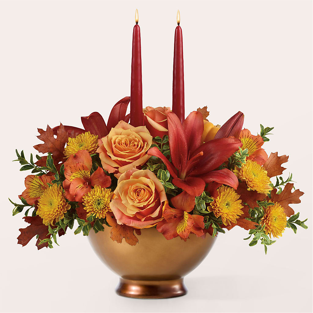 Harvest Table Centerpiece –  Jose Arrangements, Los Angeles CA