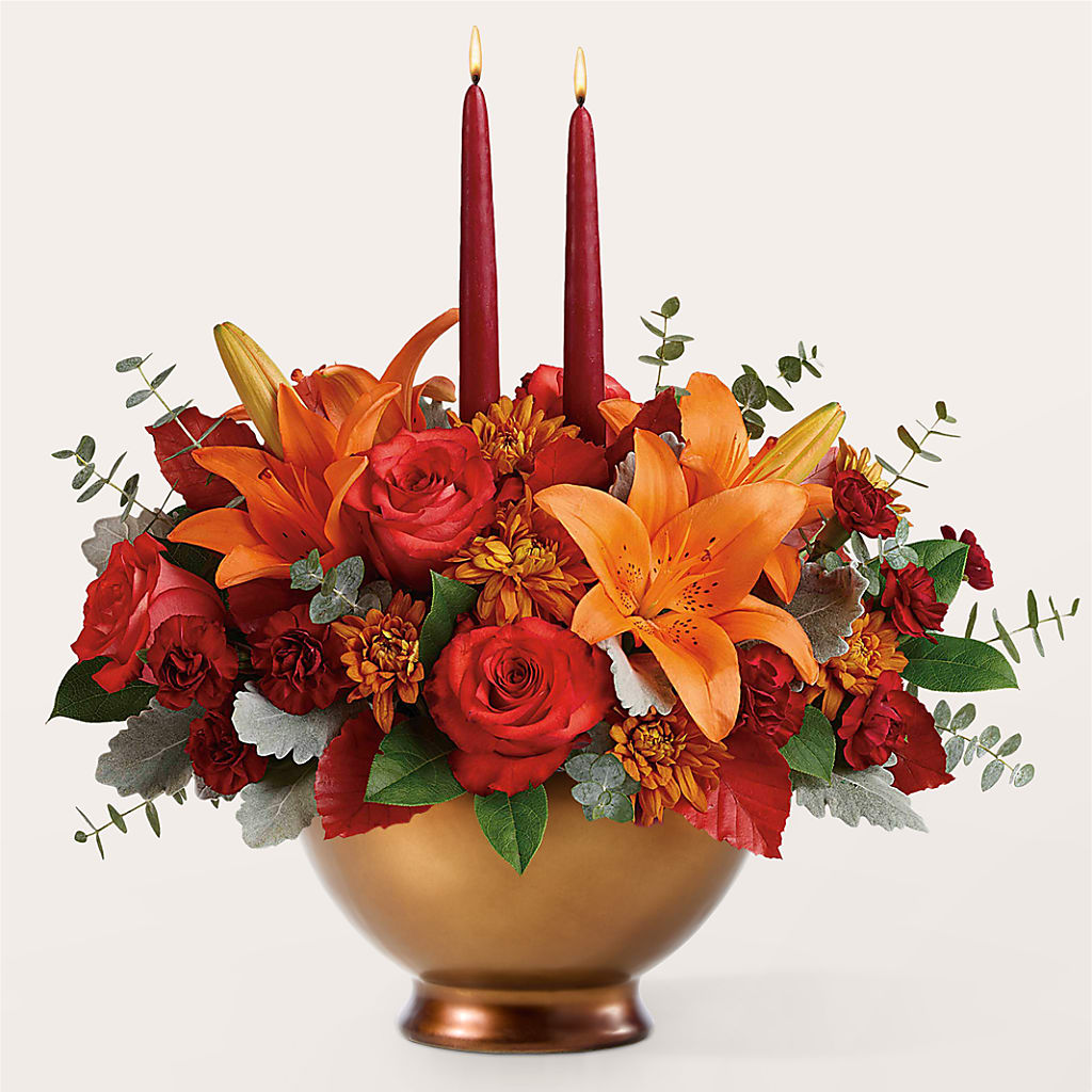 Fruits of Fall Centerpiece –  Jose Arrangements, Los Angeles CA