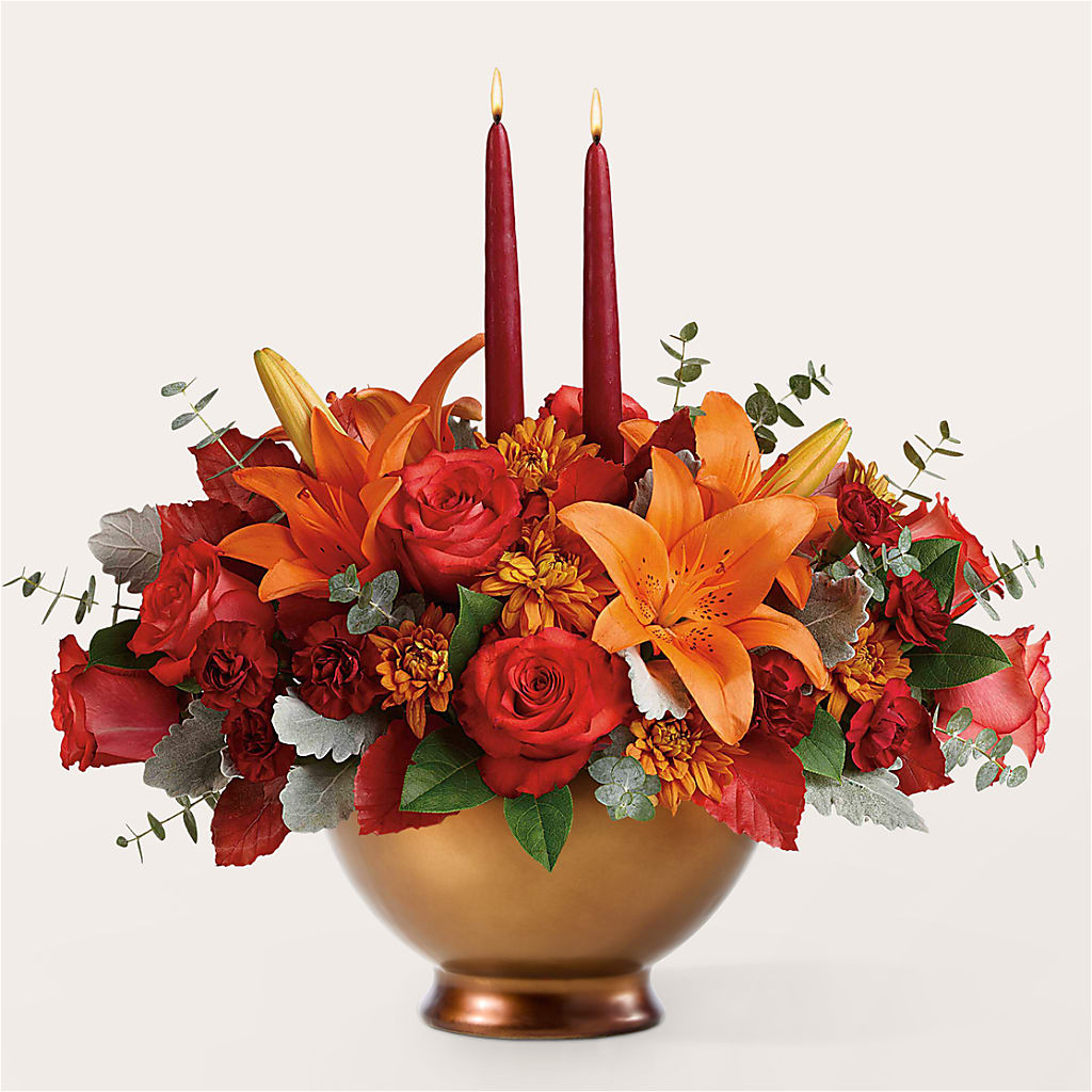 Fruits of Fall Centerpiece –  Jose Arrangements, Los Angeles CA
