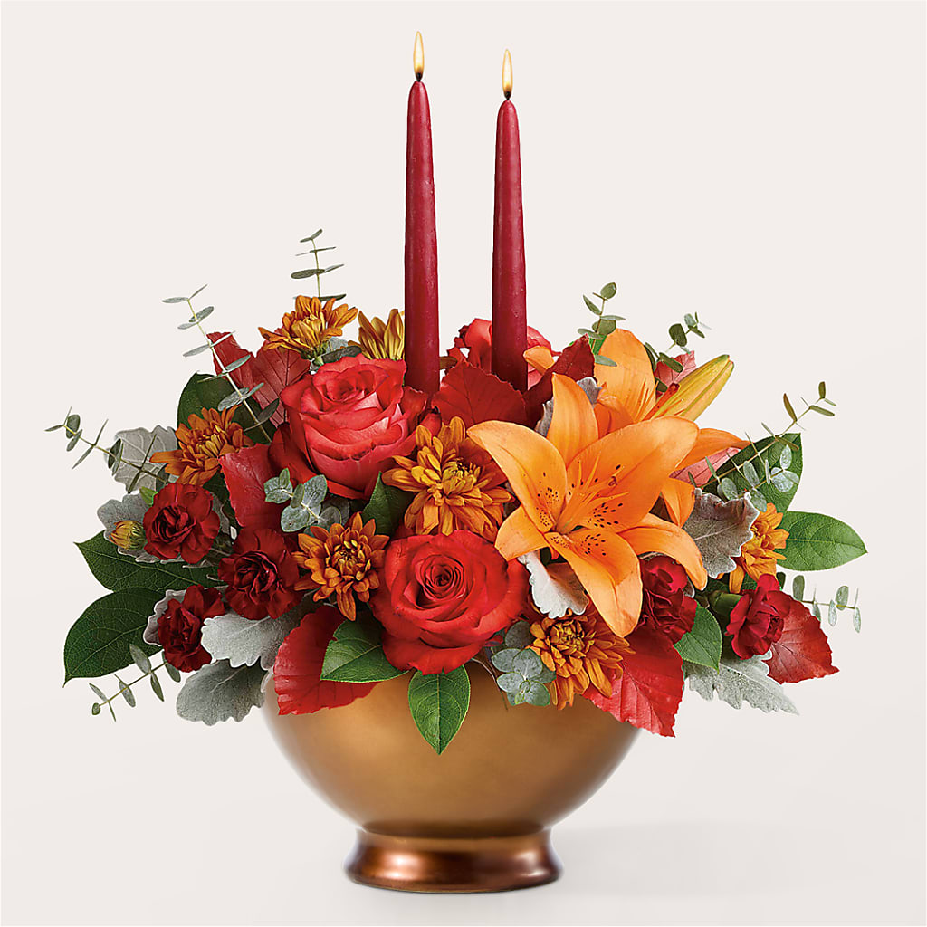 Fruits of Fall Centerpiece –  Jose Arrangements, Los Angeles CA