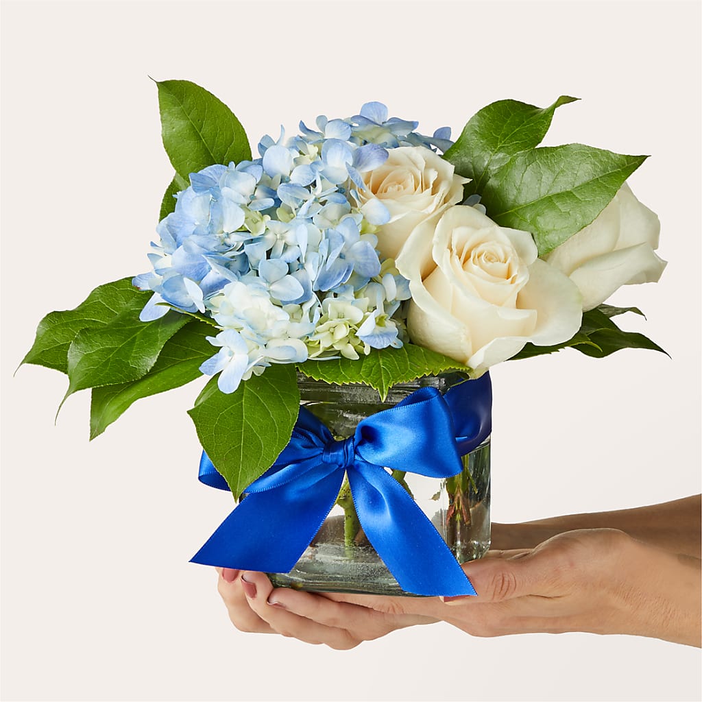 Sky Blue Delight Bouquet –  Jose Arrangements, Los Angeles CA