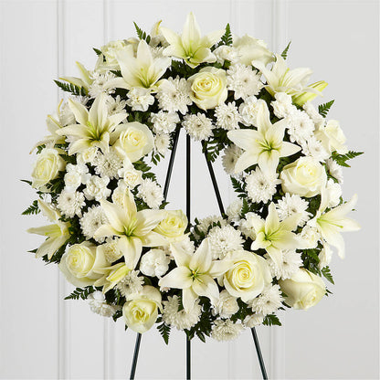 Treasured Tribute Wreath –  Jose Arrangements, Los Angeles CA