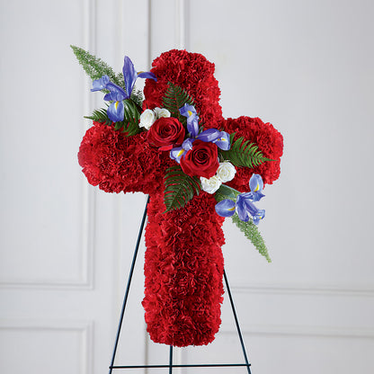 Faithful Hero Floral Cross –  Jose Arrangements, Los Angeles CA