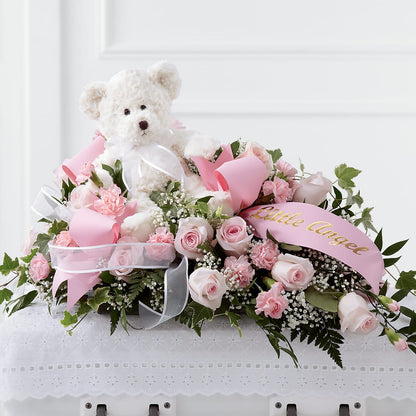 Touch of Sympathy Casket Spray –  Jose Arrangements, Los Angeles CA
