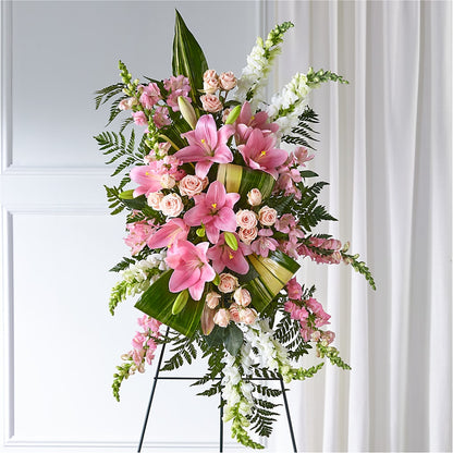 Elegant Embrace Standing Spray –  Jose Arrangements, Los Angeles CA
