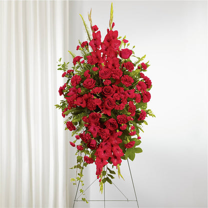 From the Heart Standing Spray –  Jose Arrangements, Los Angeles CA