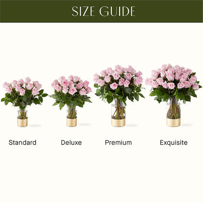 Picture Perfect Pink Rose Bouquet –  Jose Arrangements, Los Angeles CA