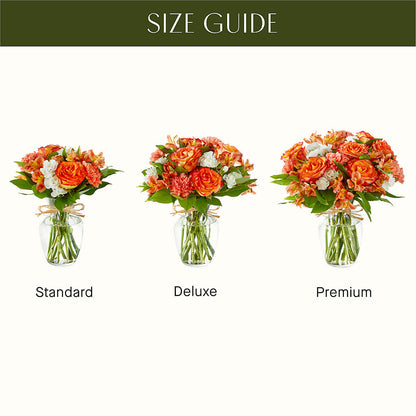 Apricot Glow Bouquet –  Jose Arrangements, Los Angeles CA