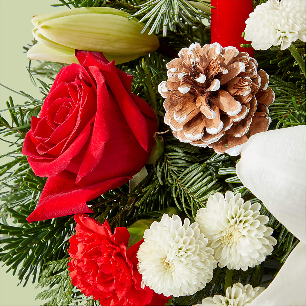 Seasonal Festivities Centerpiece –  Jose Arrangements, Los Angeles CA